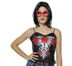 Occhiali di Catrina Rose rosse