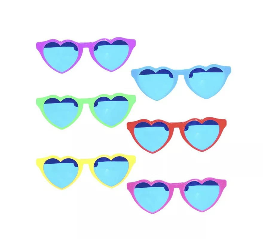 Translation missing: it.Gafas de Corazón gigantes colores surtidos