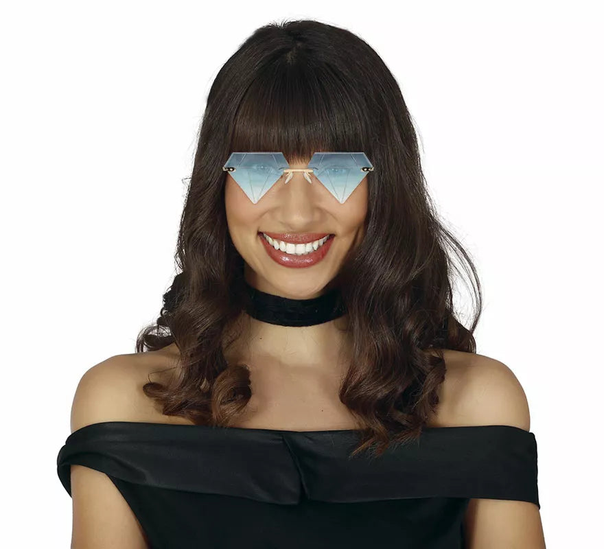 Translation missing: it.Gafas de Diamantes azul adulto