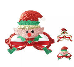 Adorabili occhiali da elfo con colori assortiti glitterati