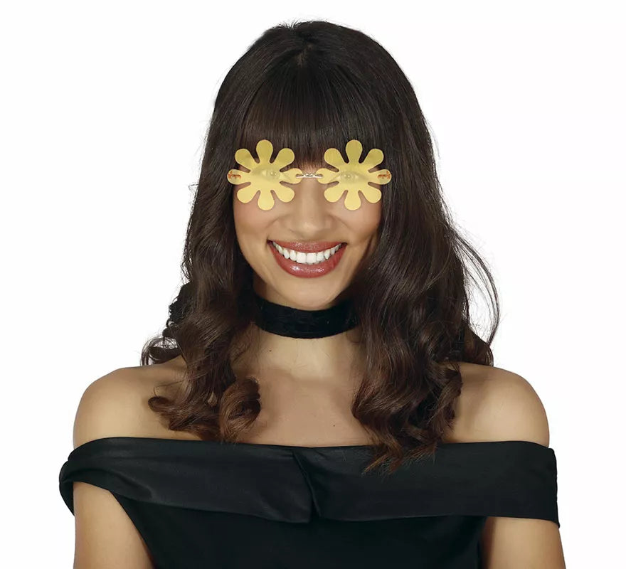 Translation missing: it.Gafas de Flores amarillas adulto