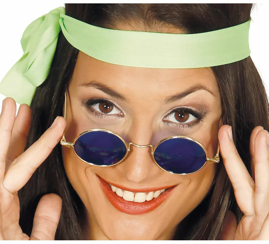 Translation missing: it.Gafas de Hippie circulares en varios colores adulto