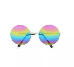 Occhiali iridescenti hippie