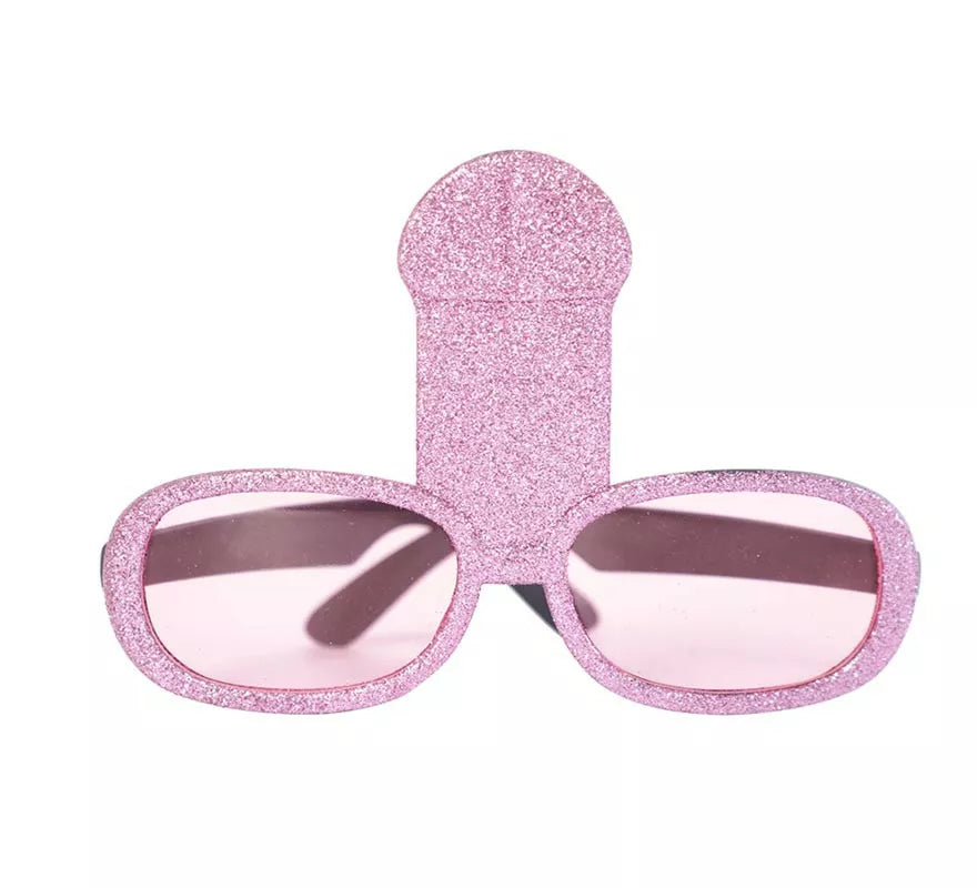 Translation missing: it.Gafas de Pene rosa brillante