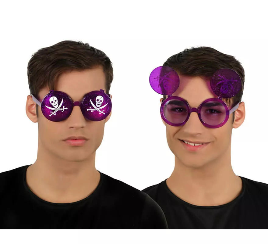 Translation missing: it.Gafas de Pirata Calavera con tapa