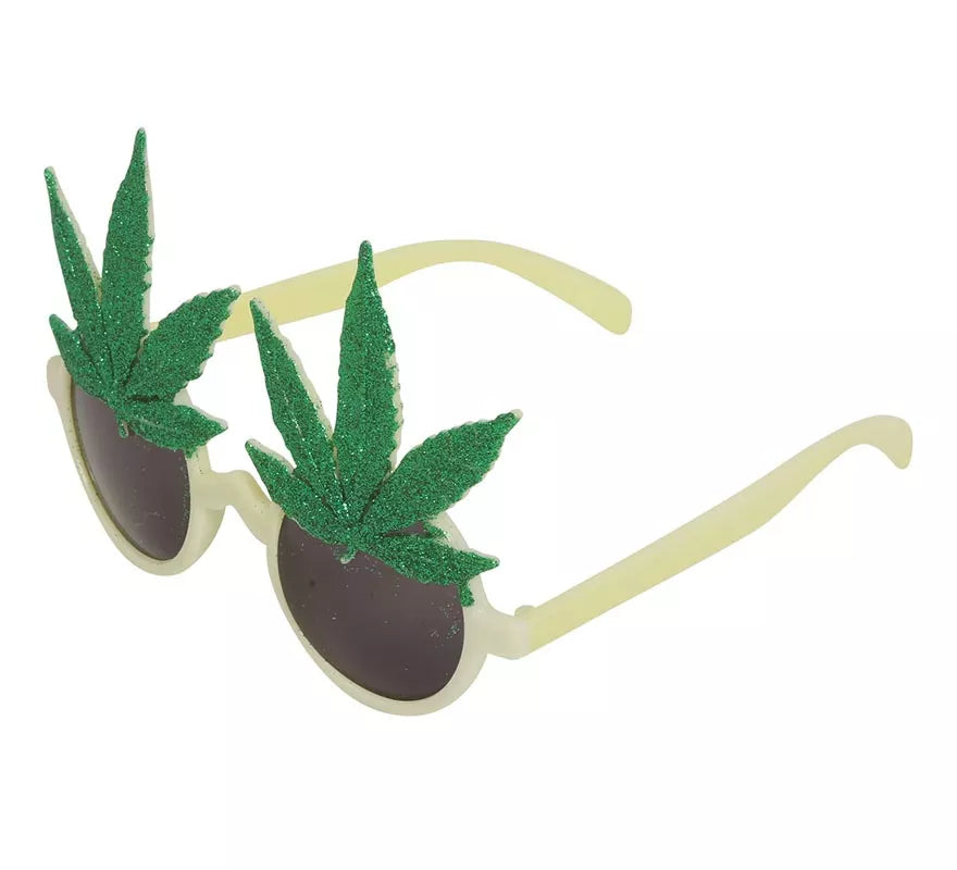 Translation missing: es.Gafas de Rastafari con hojas de Marihuana