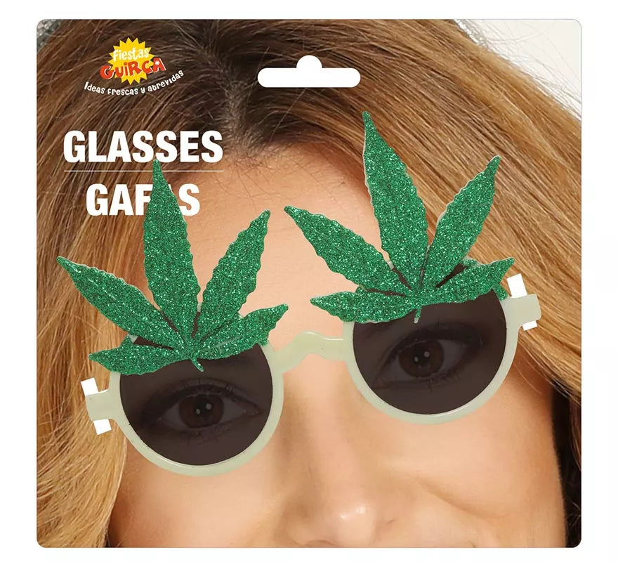 Translation missing: es.Gafas de Rastafari con hojas de Marihuana