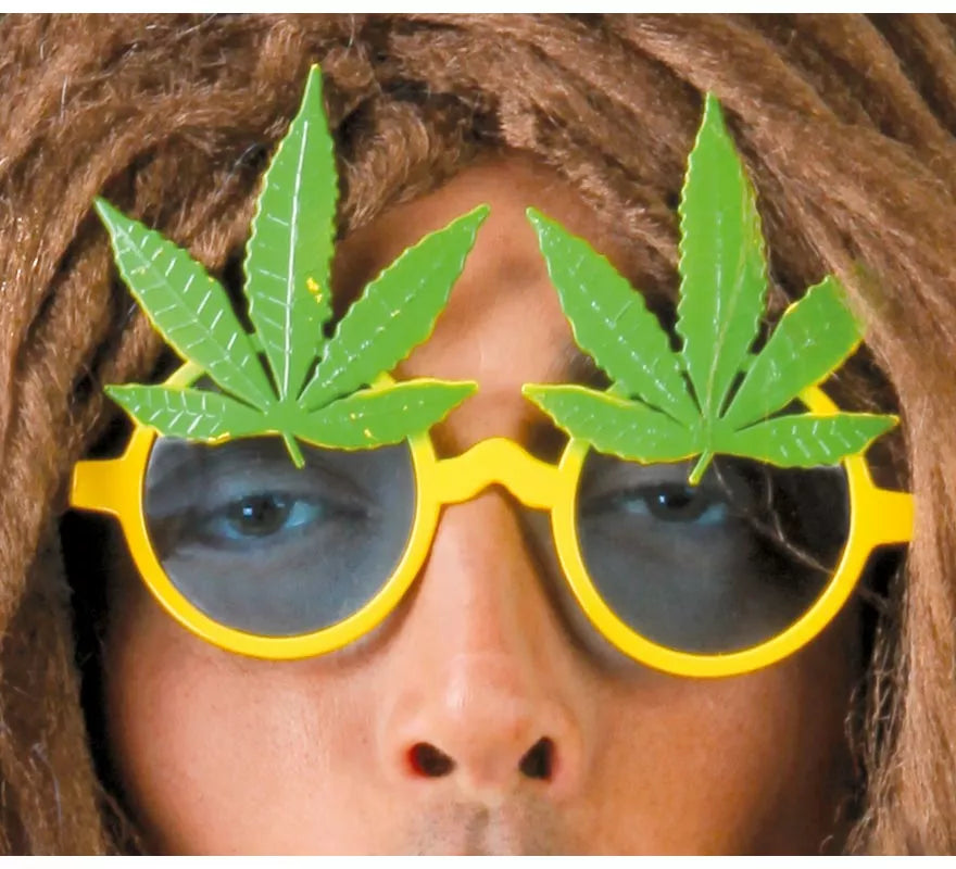 Translation missing: it.Gafas de Rastafari con hojas de Marihuana