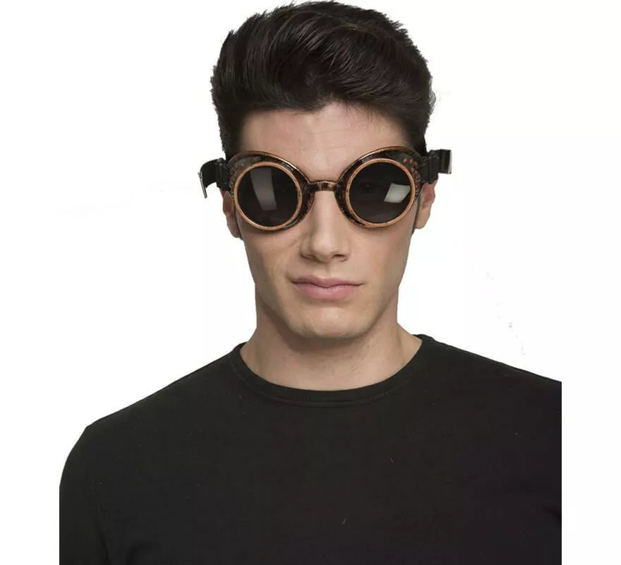 Translation missing: es.Gafas de Steampunk negras Tintadas