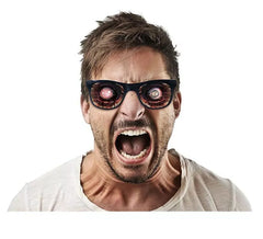 Occhiali da zombie insanguinati