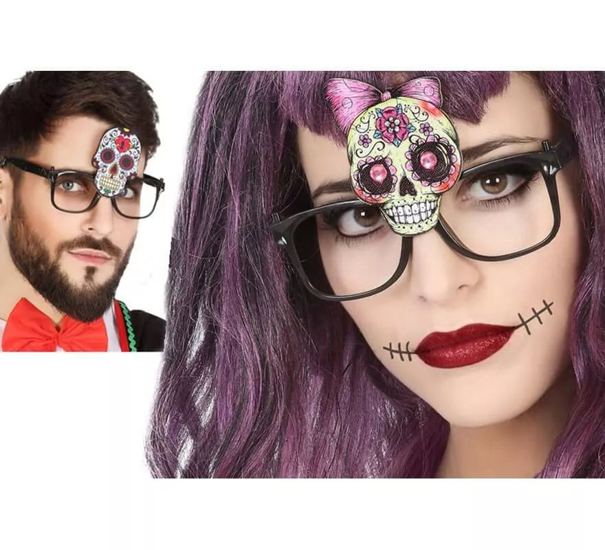 Translation missing: it.Gafas del Día de los Muertos en 2 modelos surtidos