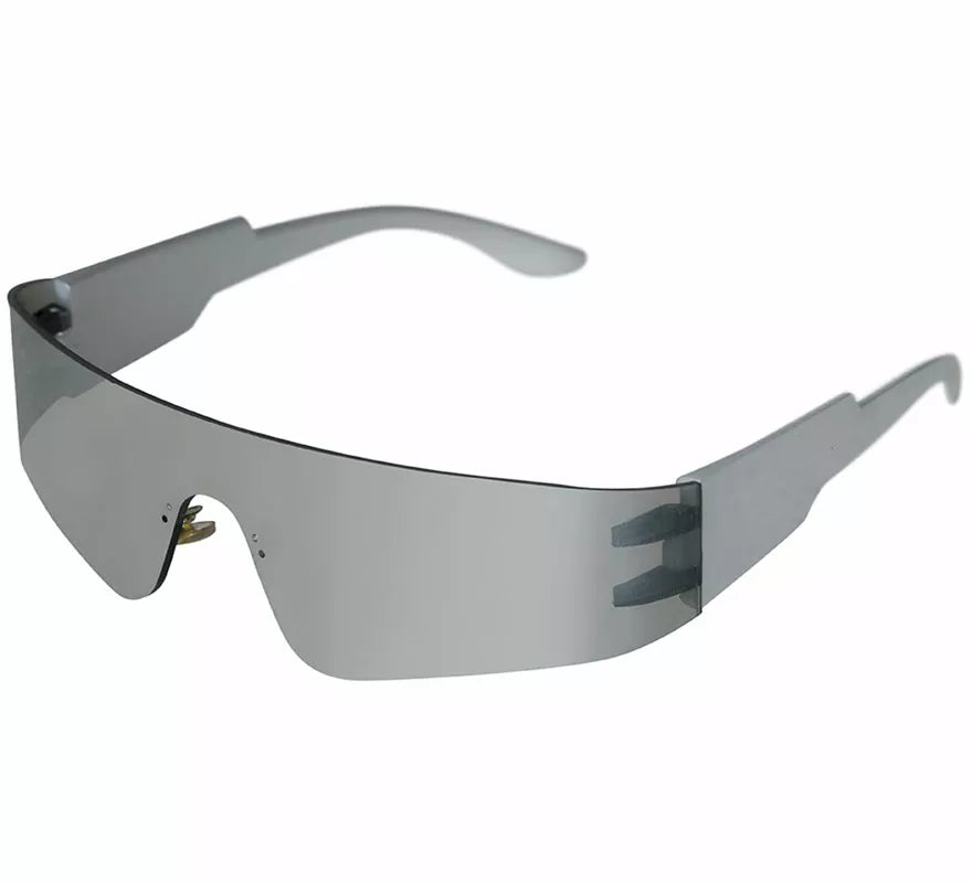 Gafas Espejo del futuro gris adulto