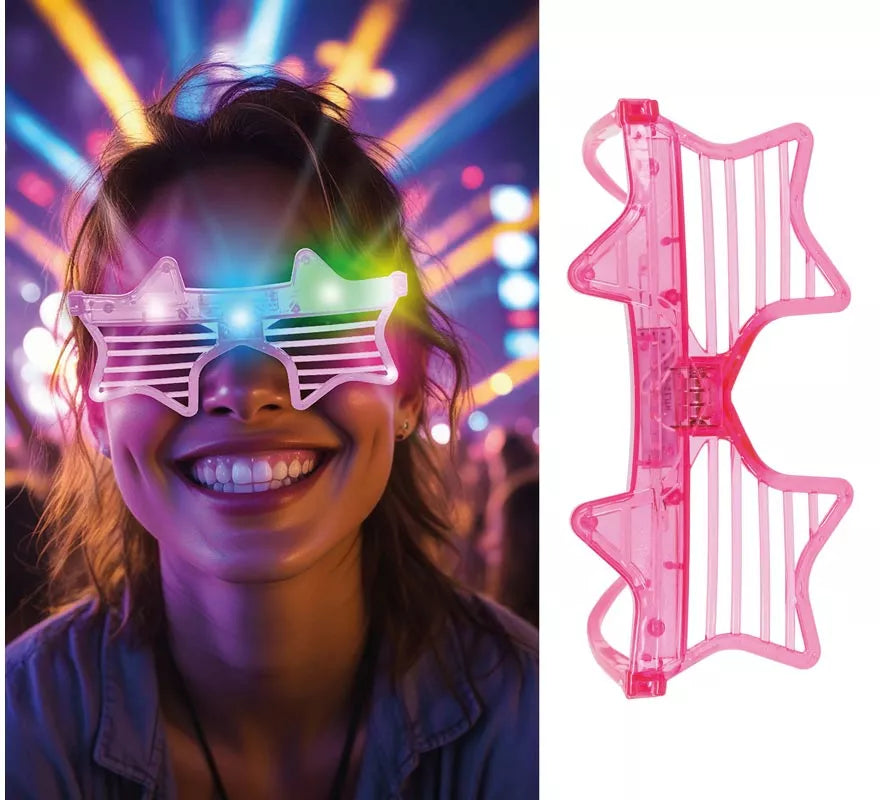 Translation missing: it.Gafas Estrellas a rayas con Led