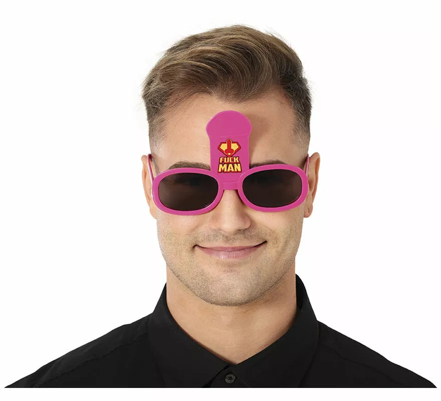 Translation missing: it.Gafas Fuckman rosa adulto