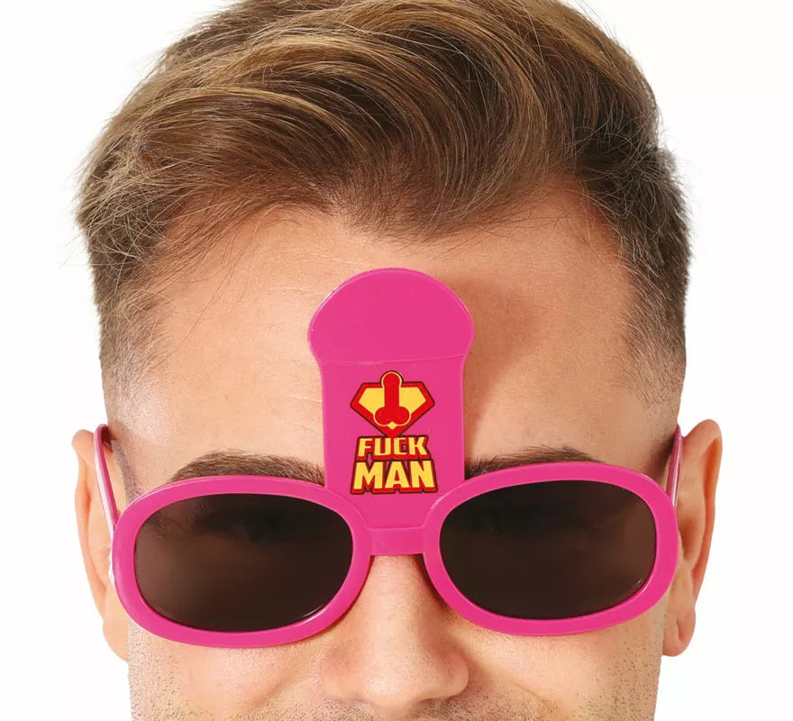 Translation missing: es.Gafas Fuckman rosa adulto