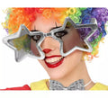 Gafas Gigantes de Estrella Plateadas de 23 cm