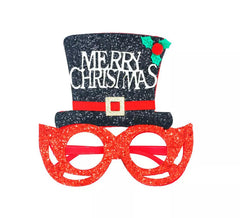 "Bicchieri ""Merry Christmas"" in glitter"