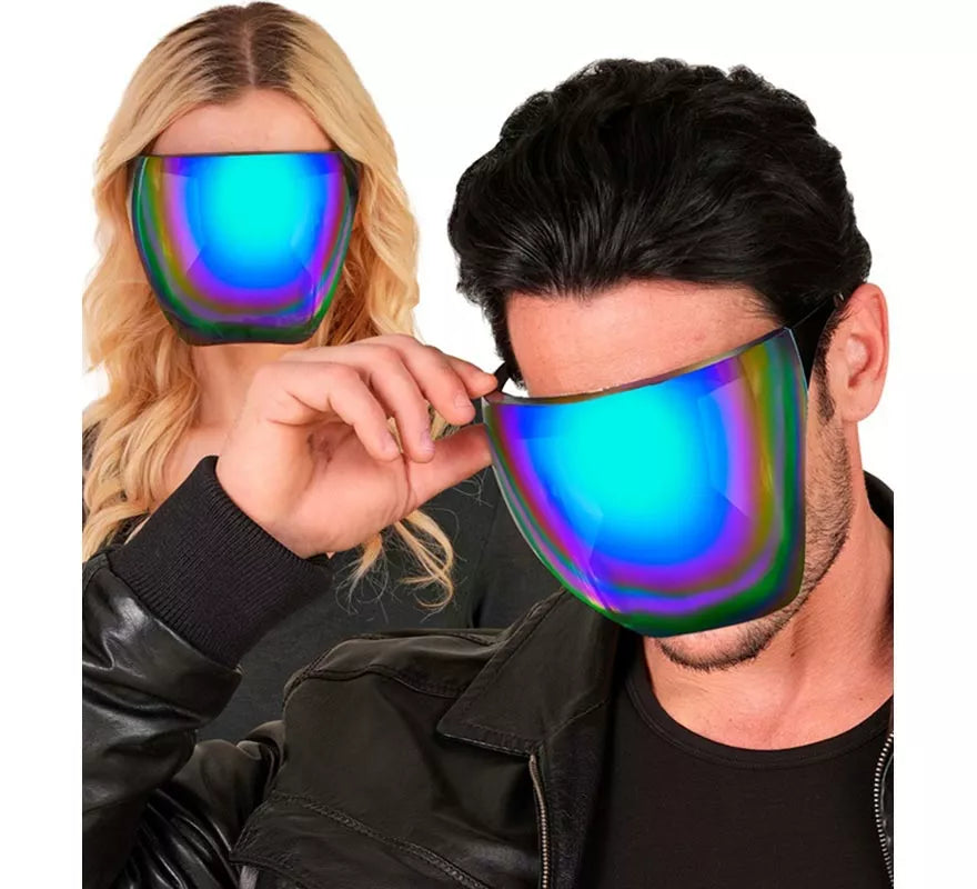 Translation missing: es.Gafas o Pantalla Facial Lente de Espejo azul-violeta