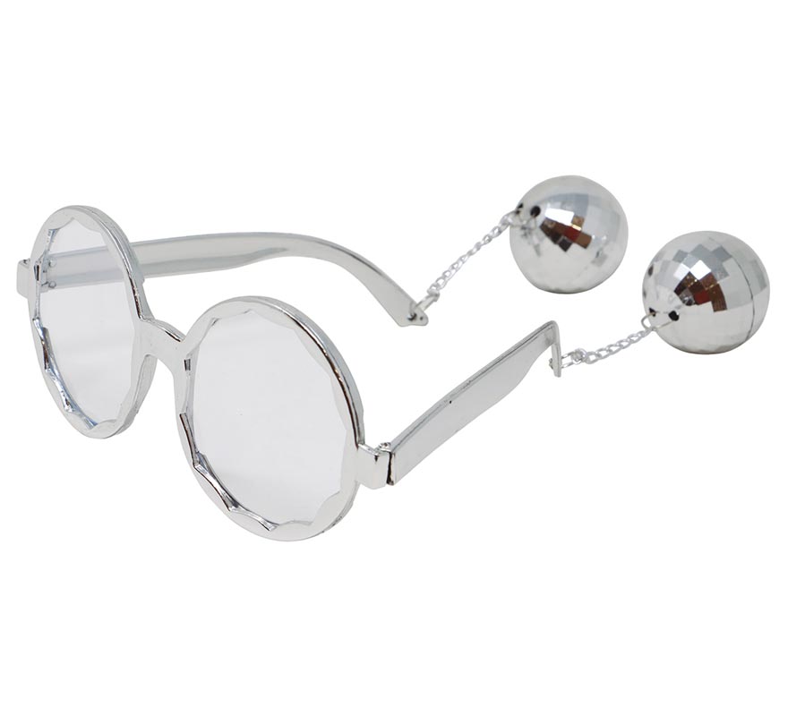 Translation missing: it.Gafas Plateadas Grandes con Bolas