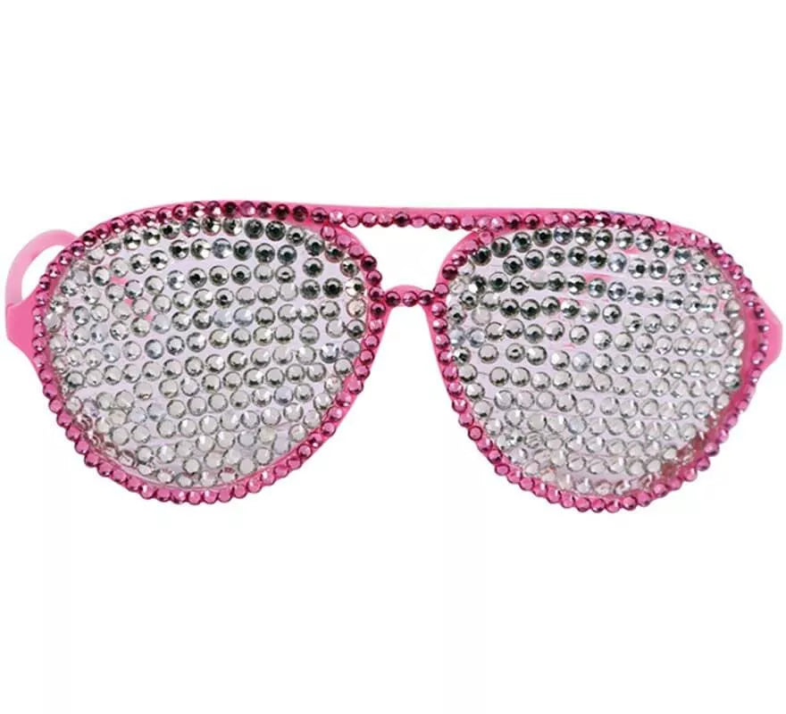 Translation missing: it.Gafas Rosa con Brillantes Plateados