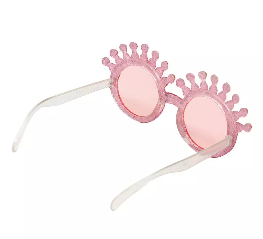 Gafas Rosas con Glitter