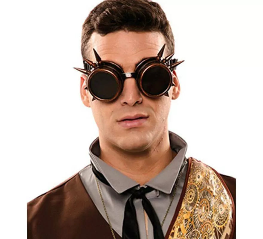 Translation missing: es.Gafas Steampunk Bronce con Púas