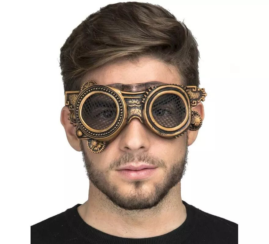Translation missing: es.Gafas Steampunk con Rejilla en los Ojos