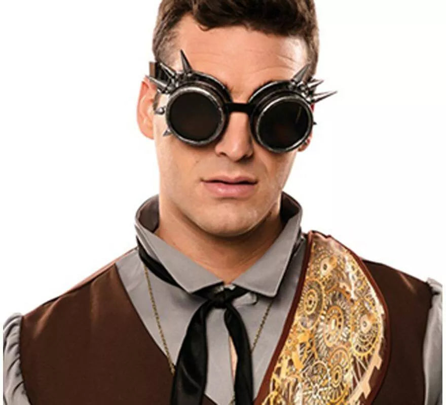 Translation missing: es.Gafas Steampunk Bronce con Púas