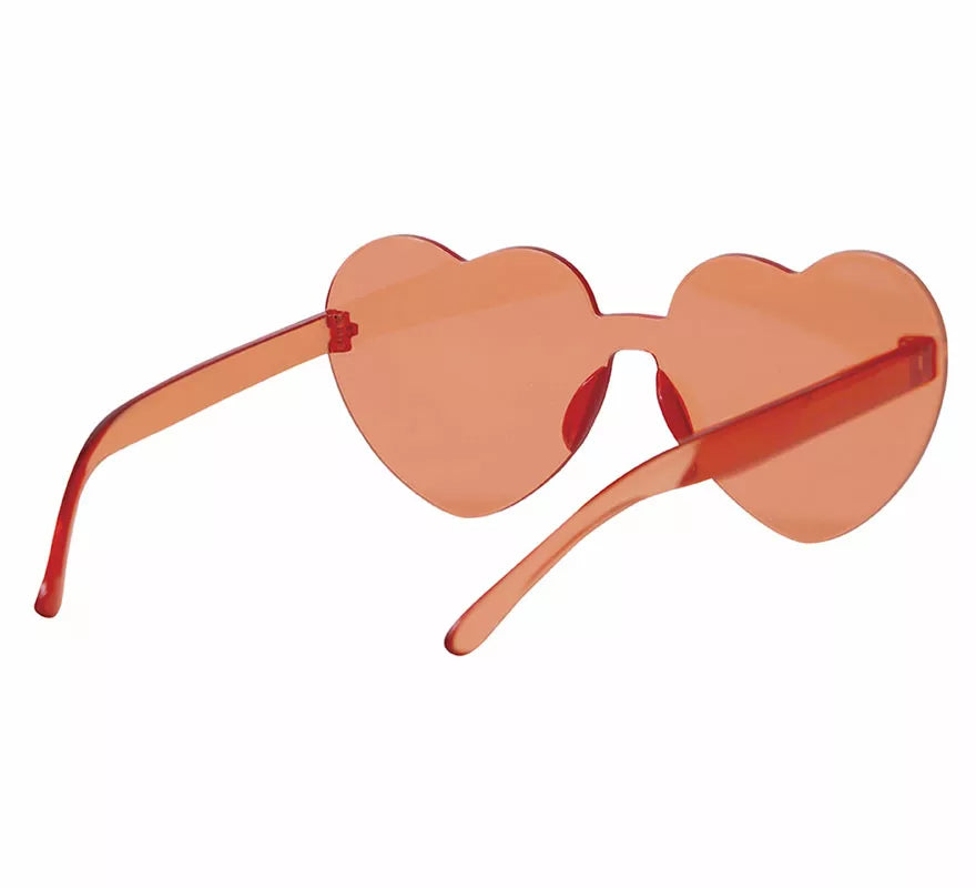 Translation missing: es.Gafas Transparentes de Corazón rojo