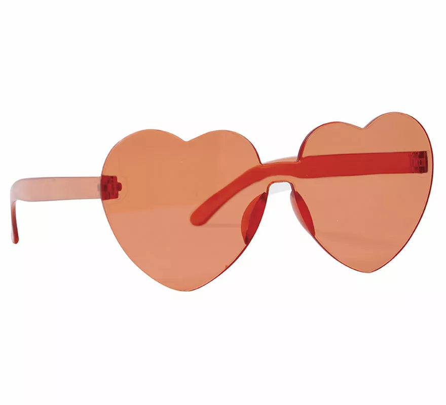 Translation missing: it.Gafas Transparentes de Corazón rojo