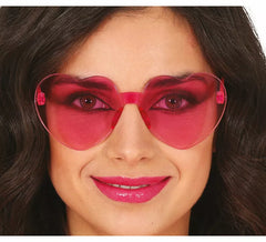 Occhiali Trasparenti Cuore Rosa
