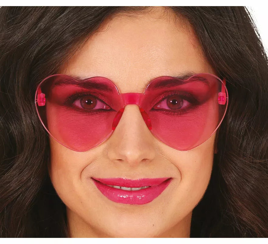 Translation missing: it.Gafas Transparentes de Corazón rosa