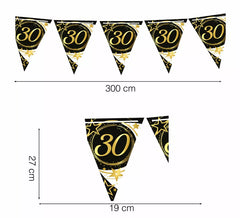 Gagliardetto 30 Anni di Carta 300 cm 19X27 cm