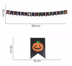 Gagliardetto Zucca 300 cm 15X20 cm (Alta qualità)