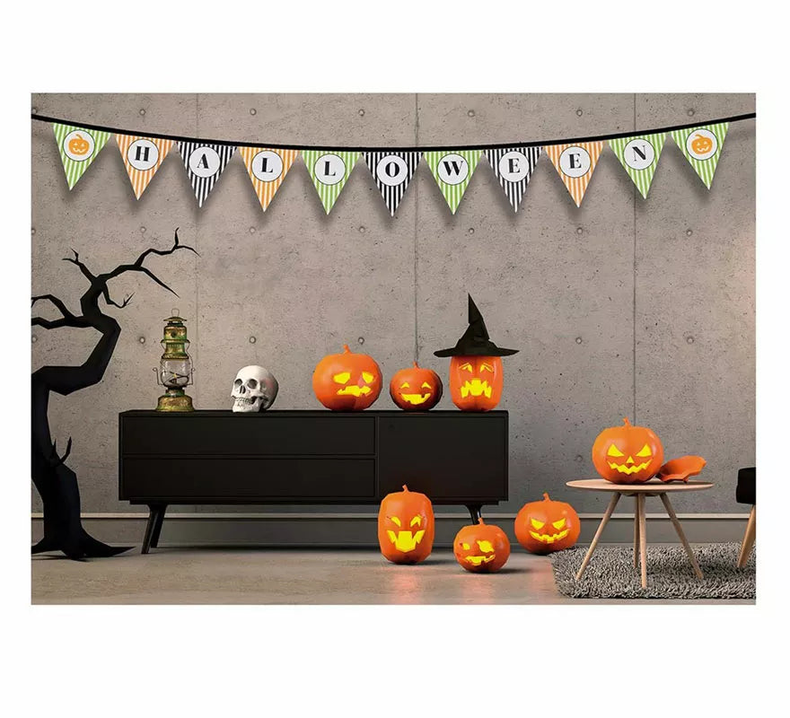 Translation missing: it.Gallardete Halloween de 300 cm 20X20 cm (Alta calidad)
