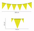 Gallardete Neón Amarillo de Papel de 300 cm 19X27 cm
