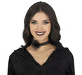 Gargantilla con rosa negra