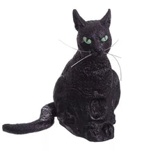 Gatto nero in PVC di 30x20x34 cm