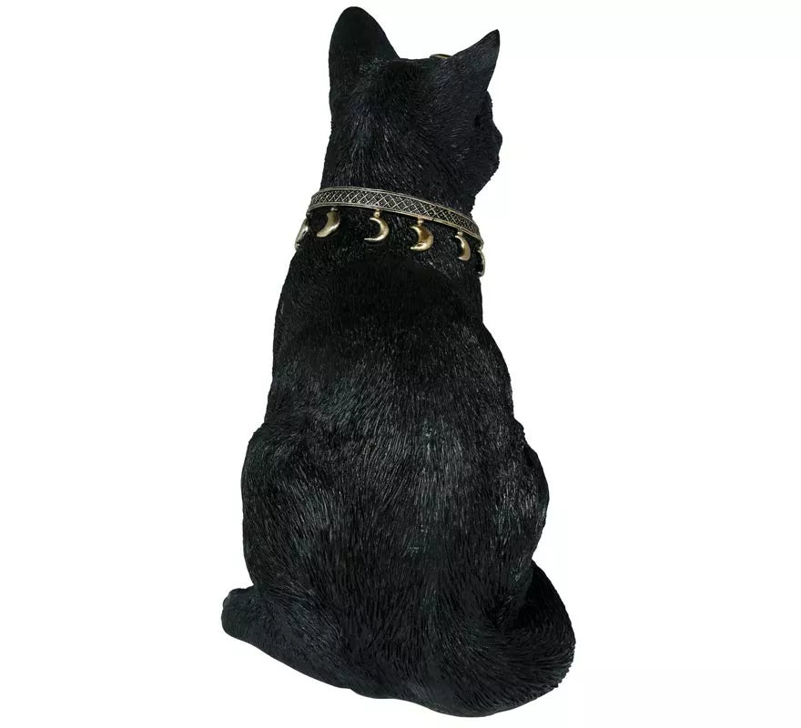 Translation missing: it.Gato negro de Resina de 28x23 cm
