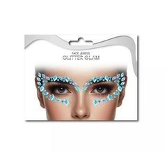Gemme per il viso Contorno occhi diamanti blu