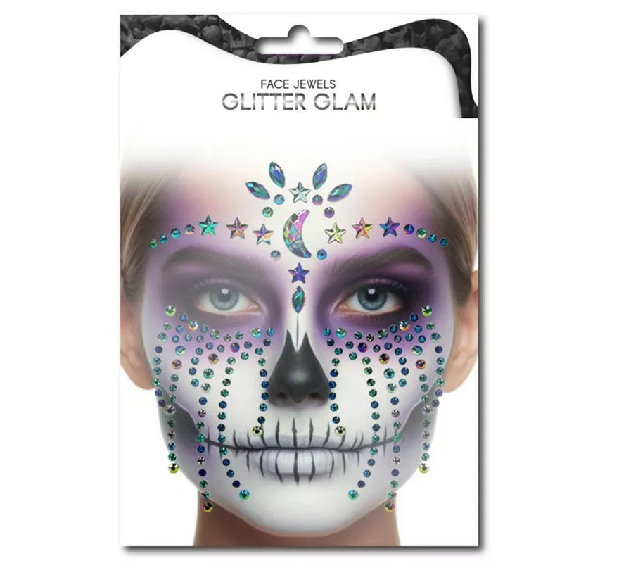 Translation missing: es.Gemas Faciales Fashion Calavera estrellas