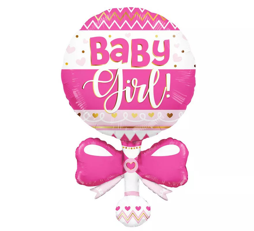 Translation missing: it.Globo de Foil Baby Girl de 90 cm
