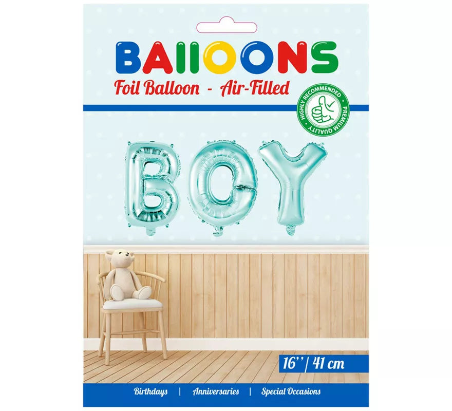 Translation missing: it.Globo de Foil BOY Azul de 41 cm