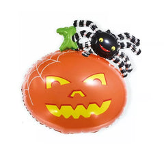 Palloncino Foil Zucca e Ragno 65 cm