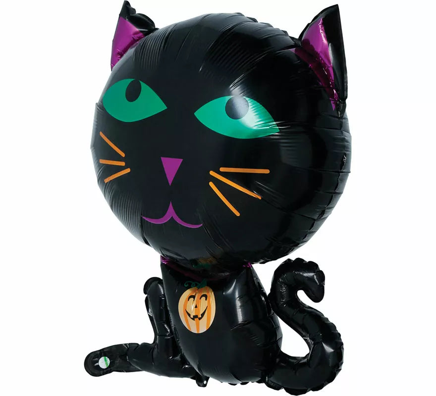 Translation missing: it.Globo de Foil Gato de 60 cm