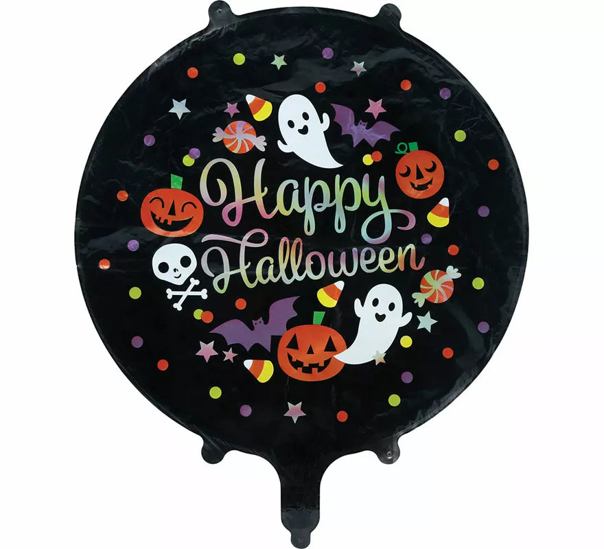 Translation missing: it.Globo de Foil Redondo Happy Halloween de 50 cm
