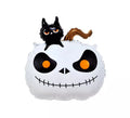 Globo Foil Calabaza con gato y base de 56x65 cm