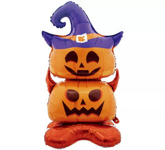 Palloncino in foil a forma di zucca 75x150 cm