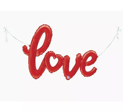 Palloncino in foil metallizzato Love 119 cm
