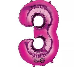 Balloon fuchsia numero 3